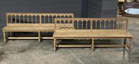 Pair of French 19th Century Dining Benches (2 of 15) Pair of French 19th Century Dining Benches (2 of 15)