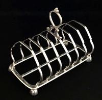 Late Victorian Silver Plated Seven Bar Toast Rack (2 of 4) Late Victorian Silver Plated Seven Bar Toast Rack (2 of 4)
