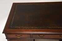 Antique Mahogany Leather Top Pedestal Desk (9 of 10) Antique Mahogany Leather Top Pedestal Desk (9 of 10)