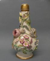 Samuel Alcock Flower Encrusted Bottle Shape Vase and Cover, c. 1830 (7 of 8) Samuel Alcock Flower Encrusted Bottle Shape Vase and Cover, c. 1830 (7 of 8)