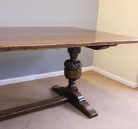 Antique Large Oak Refectory Farmhouse Kitchen Dining Table (15 of 15) Antique Large Oak Refectory Farmhouse Kitchen Dining Table (15 of 15)