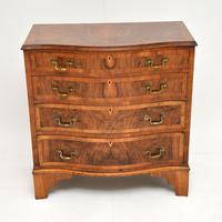 Antique Figured Walnut Serpentine Chest of Drawers (8 of 10) Antique Figured Walnut Serpentine Chest of Drawers (8 of 10)