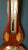 Antique Sheraton Inlaid Maple of London Banjo Barometer (4 of 6) Antique Sheraton Inlaid Maple of London Banjo Barometer (4 of 6)