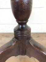 Early 19th Century Antique Oak Pillar Table (4 of 7) Early 19th Century Antique Oak Pillar Table (4 of 7)
