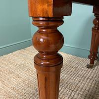 Small Quality Mahogany Antique Victorian Extending Dining Table (9 of 9) Small Quality Mahogany Antique Victorian Extending Dining Table (9 of 9)