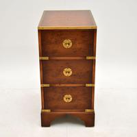 Burr Elm Military Campaign Style Side Chest (2 of 11) Burr Elm Military Campaign Style Side Chest (2 of 11)