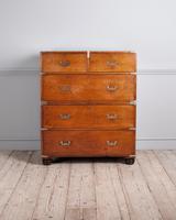19th Century Mahogany Campaign Chest with Inset Brass Handles (2 of 10) 19th Century Mahogany Campaign Chest with Inset Brass Handles (2 of 10)