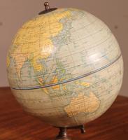 English Globe With Its Wooden Base - Early 20th Century (4 of 7) English Globe With Its Wooden Base - Early 20th Century (4 of 7)