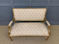 19th Century French Giltwood Settee (2 of 15) 19th Century French Giltwood Settee (2 of 15)