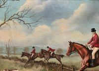 'The Fox Hunt' Original Vintage Country Sporting Pursuit Oil on Canvas Painting (9 of 17) 'The Fox Hunt' Original Vintage Country Sporting Pursuit Oil on Canvas Painting (9 of 17)