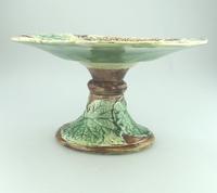 Attractive Majolica Pottery Cabbage Ware Comport / Tazza 19th Century (3 of 6) Attractive Majolica Pottery Cabbage Ware Comport / Tazza 19th Century (3 of 6)