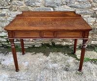 Victorian Oak Gothic Revival Hall Table (10 of 15) Victorian Oak Gothic Revival Hall Table (10 of 15)