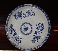 18th Century Liverpool Blue and White Porcelain Saucer (7 of 7) 18th Century Liverpool Blue and White Porcelain Saucer (7 of 7)
