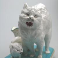Highly Unusual Novelty Frightened Cat Porcelain Striker / Match Holder 19th Century (5 of 13) Highly Unusual Novelty Frightened Cat Porcelain Striker / Match Holder 19th Century (5 of 13)
