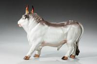 19th Century Continental Porcelain Bull (3 of 4) 19th Century Continental Porcelain Bull (3 of 4)