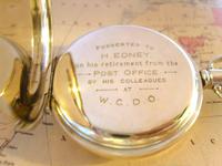 Pocket Watch 1937 Swiss 15 Jewel 9ct Rose Gold Filled Half Hunter FWO (10 of 12) Pocket Watch 1937 Swiss 15 Jewel 9ct Rose Gold Filled Half Hunter FWO (10 of 12)