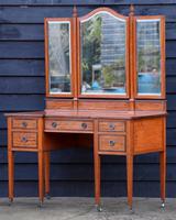 Exceptional Quality Edwardian Satinwood Dressing Table with Mirrors c.1901 (13 of 14) Exceptional Quality Edwardian Satinwood Dressing Table with Mirrors c.1901 (13 of 14)