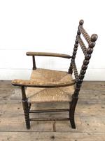 Antique Child’s Bobbin Chair with Rush Seat (9 of 10) Antique Child’s Bobbin Chair with Rush Seat (9 of 10)