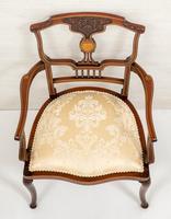 Very Pretty Art Nouveau Mahogany Elbow Chair (8 of 10) Very Pretty Art Nouveau Mahogany Elbow Chair (8 of 10)