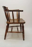 Early 20th Century Smokers Bow or Captains Chair, Ash / Beech - Large Seat, Wide Arms (11 of 15) Early 20th Century Smokers Bow or Captains Chair, Ash / Beech - Large Seat, Wide Arms (11 of 15)