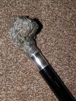 Vintage 925 Silver Detailed Deer Hound Dog's Head Walking Stick / Cane (8 of 20) Vintage 925 Silver Detailed Deer Hound Dog's Head Walking Stick / Cane (8 of 20)
