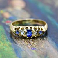The Antique 1918 Sapphire & Diamond Ring (6 of 6) The Antique 1918 Sapphire & Diamond Ring (6 of 6)