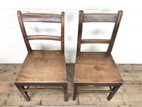 Four 19th Century Oak Back Bar Chairs (9 of 10) Four 19th Century Oak Back Bar Chairs (9 of 10)
