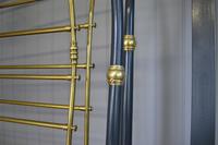 Rare Antique Victorian R.W Winfield 5ft King Size Brass & Iron Sleigh Bed (15 of 21) Rare Antique Victorian R.W Winfield 5ft King Size Brass & Iron Sleigh Bed (15 of 21)