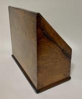 Antique Victorian Burr Walnut Desktop Stationery Cabinet (10 of 11) Antique Victorian Burr Walnut Desktop Stationery Cabinet (10 of 11)