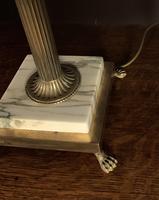 Good Size French Brass & Marble Corinthian Column Table Lamp (6 of 7) Good Size French Brass & Marble Corinthian Column Table Lamp (6 of 7)