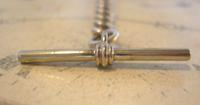 Antique Silver Pocket Watch Chain 1890s Victorian Graduated Curb Link Albert & T Bar (9 of 11) Antique Silver Pocket Watch Chain 1890s Victorian Graduated Curb Link Albert & T Bar (9 of 11)