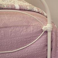 Cream Victorian Cast Iron Bedstead with Hoop Over Design (3 of 10) Cream Victorian Cast Iron Bedstead with Hoop Over Design (3 of 10)