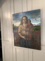 Antique Spanish oil painting study of Madonna and child (7 of 10) Antique Spanish oil painting study of Madonna and child (7 of 10)