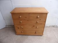 Lovely Victorian Antique Pine Waxed 5 Drawer Chest of Drawers (4 of 11) Lovely Victorian Antique Pine Waxed 5 Drawer Chest of Drawers (4 of 11)