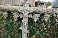Large Architectural French Cast Iron Cross (2 of 4) Large Architectural French Cast Iron Cross (2 of 4)