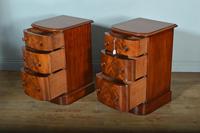 Antique Pair of Victorian Mahogany Bow Front Chests of Drawers (5 of 5) Antique Pair of Victorian Mahogany Bow Front Chests of Drawers (5 of 5)