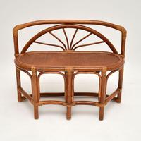 Vintage 1970's Bamboo & Rattan Games Table & Chairs (6 of 12) Vintage 1970's Bamboo & Rattan Games Table & Chairs (6 of 12)