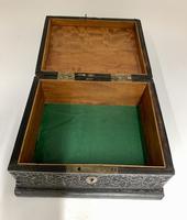 Antique Anglo Indian Hand Carved Wooden Box c.1895 (7 of 7) Antique Anglo Indian Hand Carved Wooden Box c.1895 (7 of 7)