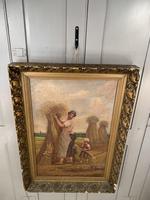 Antique French oil painting landscape harvest scene signed E Cornaud dated 1888 (2 of 10) Antique French oil painting landscape harvest scene signed E Cornaud dated 1888 (2 of 10)