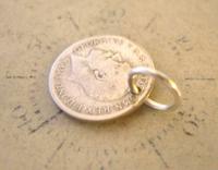 Antique Pocket Watch Chain Fob 1920 Silver Lucky Three Pence Old 3d Coin Fob (6 of 6) Antique Pocket Watch Chain Fob 1920 Silver Lucky Three Pence Old 3d Coin Fob (6 of 6)