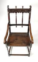 Rare 17th Century Derbyshire Wainscot Chair (5 of 10) Rare 17th Century Derbyshire Wainscot Chair (5 of 10)