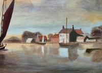 Contemporary, British School - Sailing on the Estuary - Seascape Oil Painting (7 of 11) Contemporary, British School - Sailing on the Estuary - Seascape Oil Painting (7 of 11)