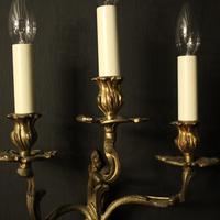 French Pair Of Antique Bronze Wall Sconces (6 of 10) French Pair Of Antique Bronze Wall Sconces (6 of 10)