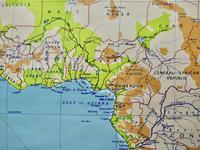 Large University Chart “Africa Physical Political” by Bacon (2 of 8) Large University Chart “Africa Physical Political” by Bacon (2 of 8)