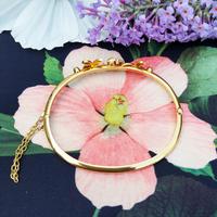 Vintage 14ct Yellow Gold Crescent Moon Pearl Bangle (5 of 8) Vintage 14ct Yellow Gold Crescent Moon Pearl Bangle (5 of 8)
