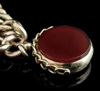 Antique 9ct Gold Curb Bracelet, Spinning Fobs (6 of 15) Antique 9ct Gold Curb Bracelet, Spinning Fobs (6 of 15)
