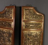 Good looking decorative pair of oriental gilded wall hangings (8 of 8) Good looking decorative pair of oriental gilded wall hangings (8 of 8)