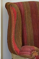 Antique Oak Chair with Multicoloured Afghan Kelim (5 of 9) Antique Oak Chair with Multicoloured Afghan Kelim (5 of 9)