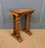 Nest of 4 Burr Walnut Tables (12 of 13) Nest of 4 Burr Walnut Tables (12 of 13)