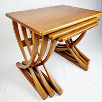 Nathan X-frame Legged Nest of Tables (2 of 11) Nathan X-frame Legged Nest of Tables (2 of 11)